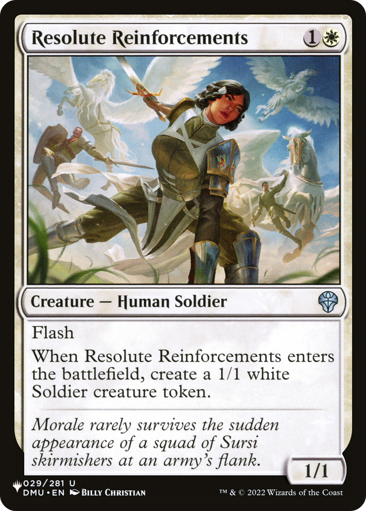 Resolute Reinforcements [The List] MTG Single Magic: The Gathering | Red Claw Gaming