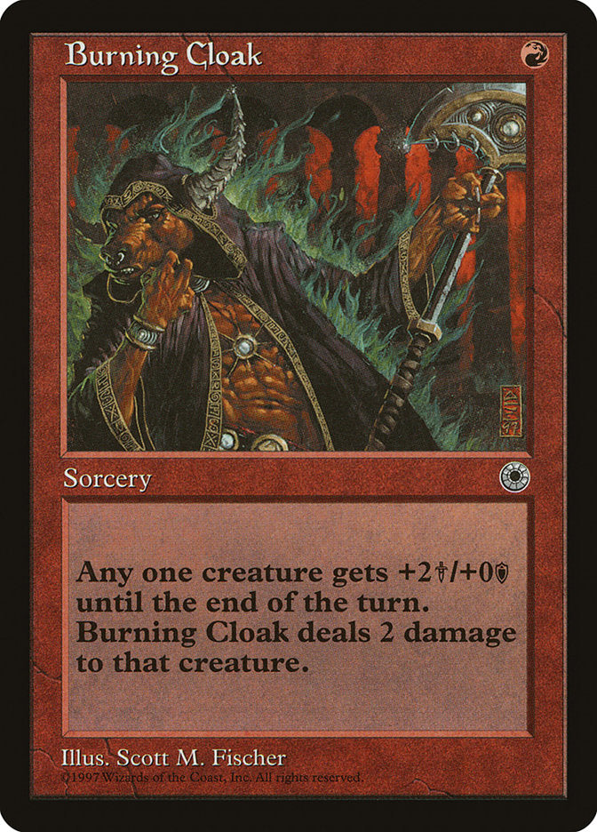 Burning Cloak [Portal] MTG Single Magic: The Gathering | Red Claw Gaming