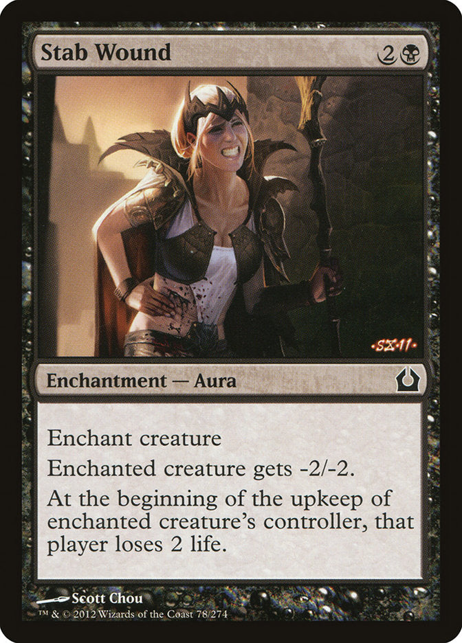 Stab Wound [Return to Ravnica] MTG Single Magic: The Gathering | Red Claw Gaming