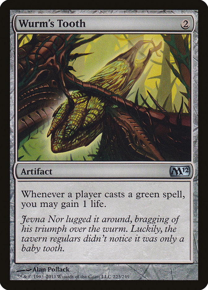 Wurm's Tooth [Magic 2012] MTG Single Magic: The Gathering | Red Claw Gaming