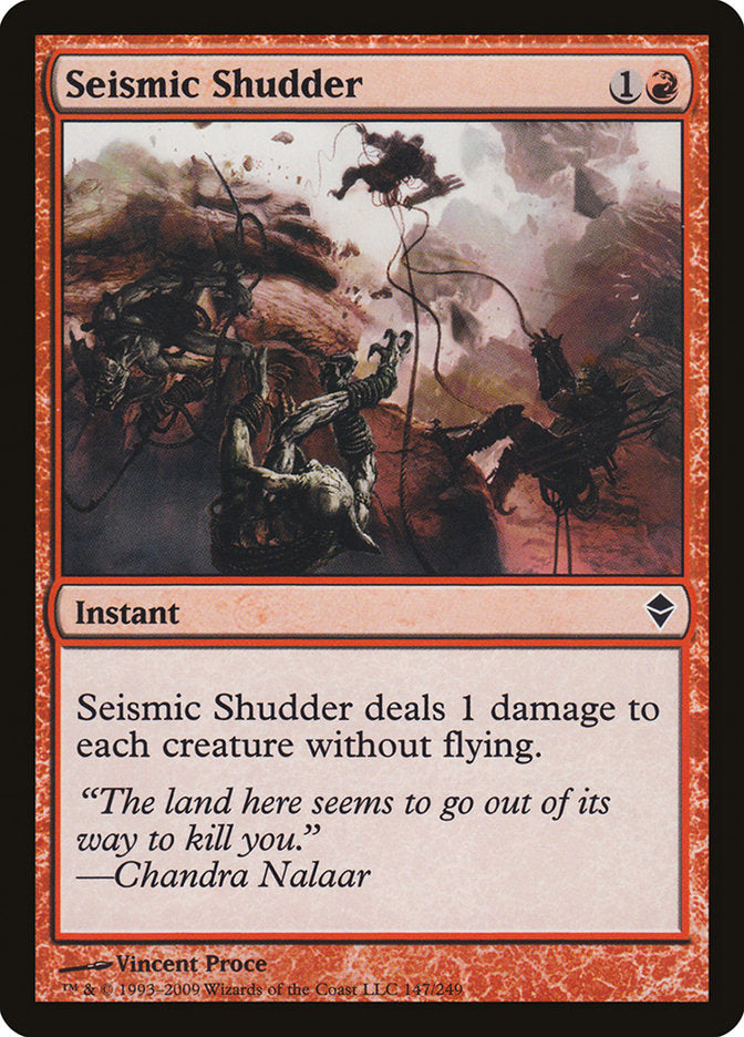 Seismic Shudder [Zendikar] MTG Single Magic: The Gathering | Red Claw Gaming