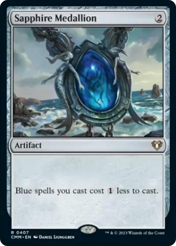 Sapphire Medallion [Commander Masters] MTG Single Magic: The Gathering | Red Claw Gaming