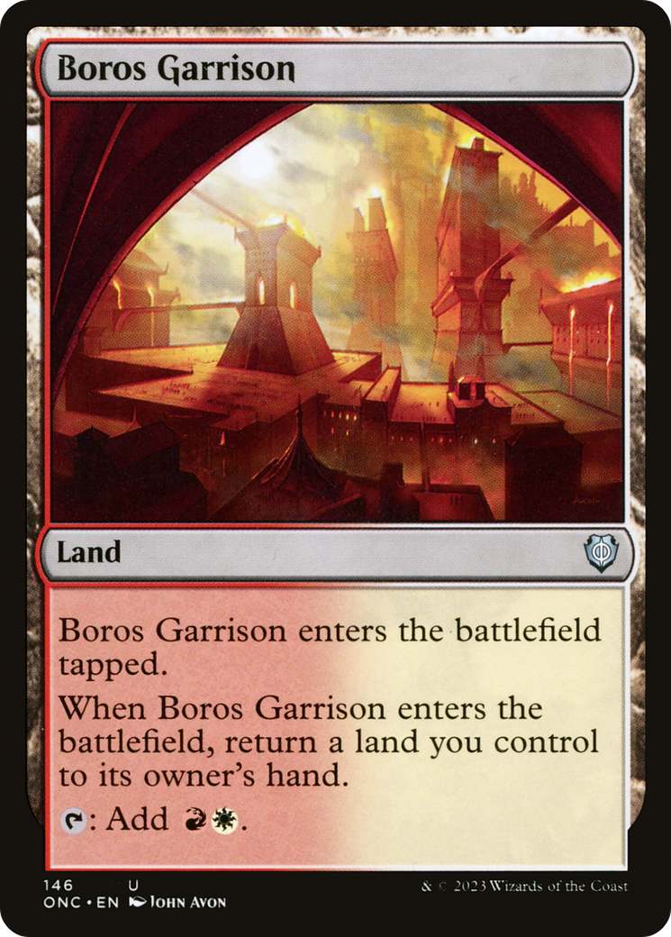 Boros Garrison [Phyrexia: All Will Be One Commander] MTG Single Magic: The Gathering | Red Claw Gaming