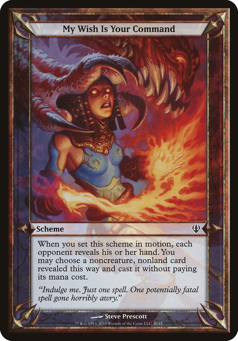 My Wish Is Your Command (Schemes) [Archenemy Schemes] MTG Single Magic: The Gathering | Red Claw Gaming