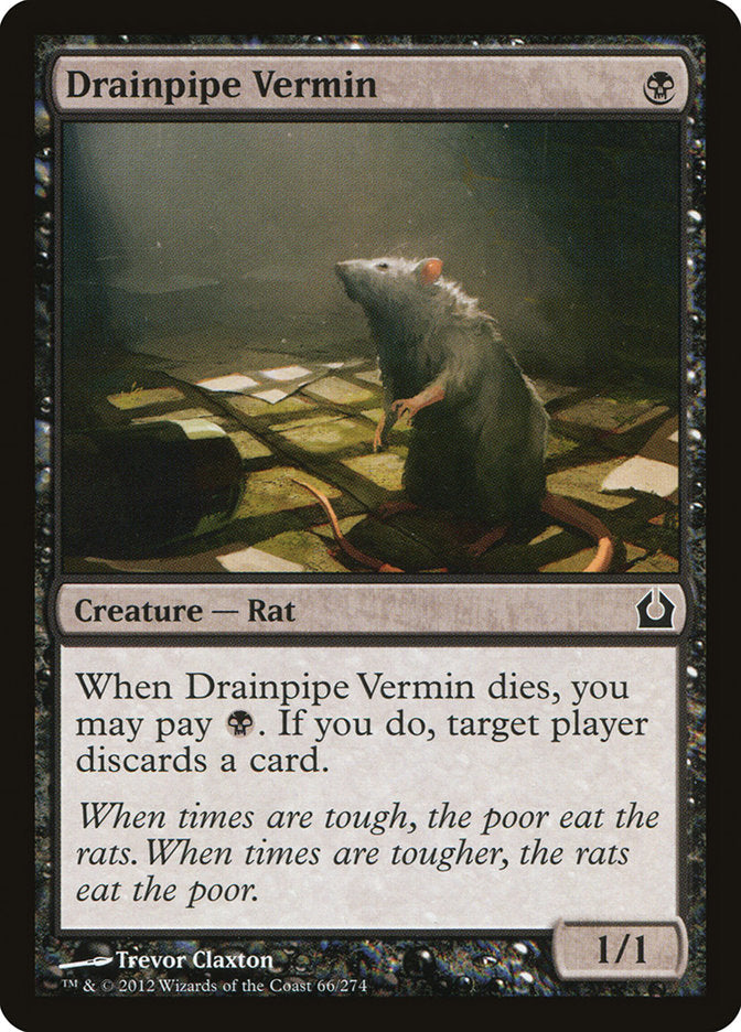 Drainpipe Vermin [Return to Ravnica] MTG Single Magic: The Gathering | Red Claw Gaming