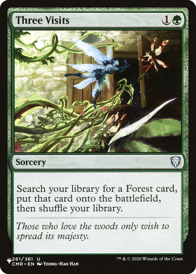 Three Visits [The List] MTG Single Magic: The Gathering | Red Claw Gaming