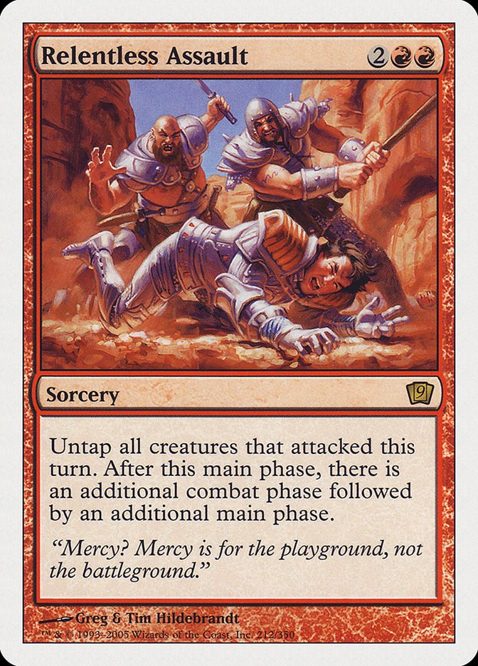 Relentless Assault [Ninth Edition] MTG Single Magic: The Gathering | Red Claw Gaming