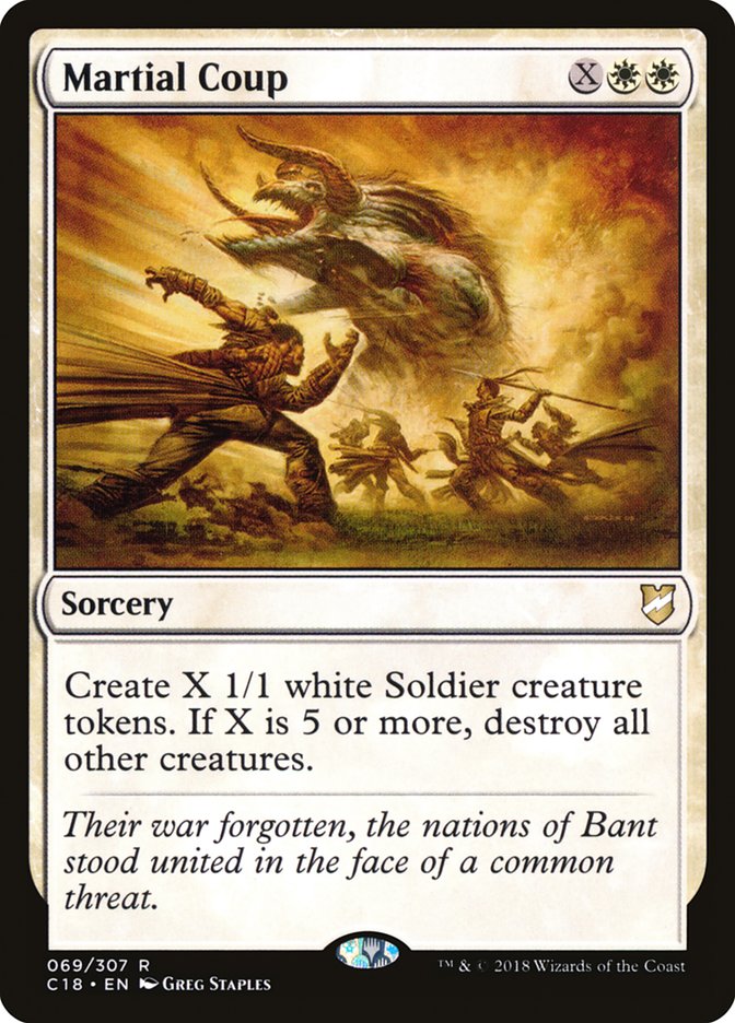 Martial Coup [Commander 2018] MTG Single Magic: The Gathering | Red Claw Gaming