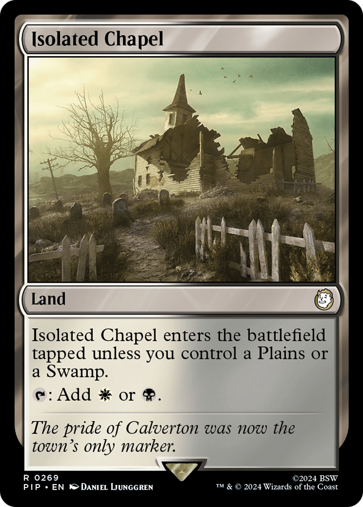 Isolated Chapel [Fallout] MTG Single Magic: The Gathering    | Red Claw Gaming