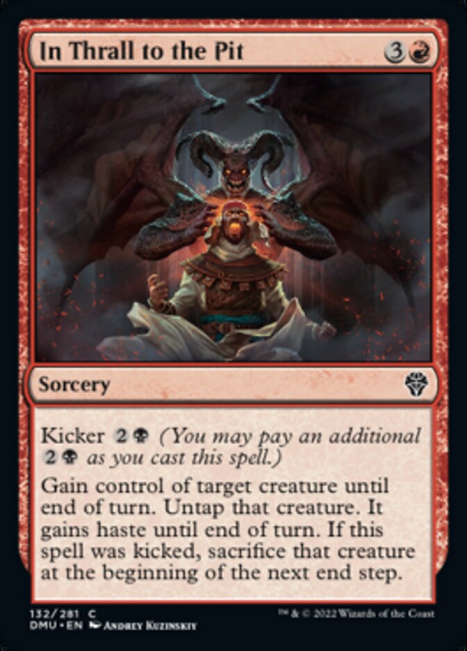 In Thrall to the Pit [Dominaria United] MTG Single Magic: The Gathering | Red Claw Gaming
