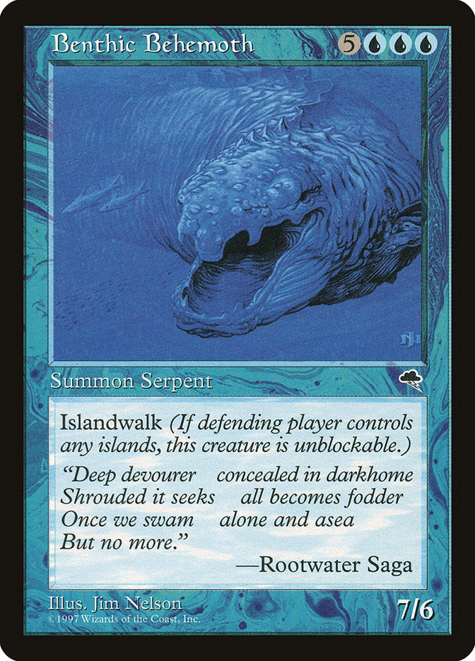 Benthic Behemoth [Tempest] MTG Single Magic: The Gathering | Red Claw Gaming