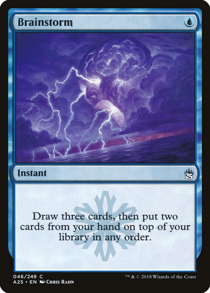 Brainstorm [Masters 25] MTG Single Magic: The Gathering | Red Claw Gaming