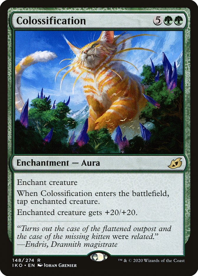 Colossification (148/274) [Ikoria: Lair of Behemoths] MTG Single Magic: The Gathering | Red Claw Gaming
