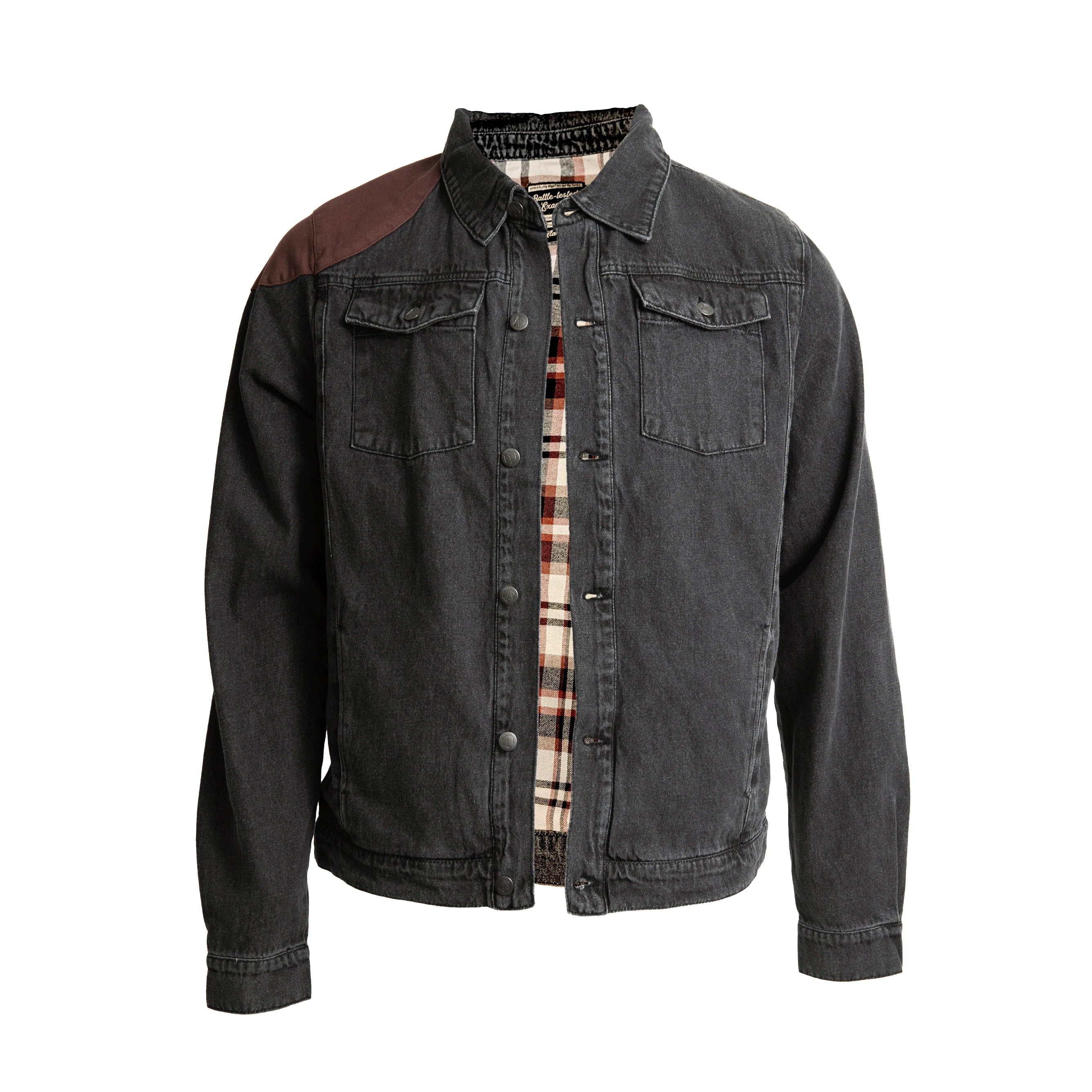 Vox Machina Collection: Grog Strongjaw Flannel Lined Denim Shirt Jacket | Red Claw Gaming