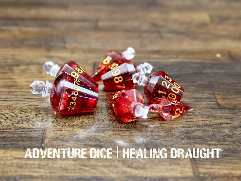 ADVENTURE DICE - HEALING DRAUGHT Dice & Counters Adventure Dice | Red Claw Gaming