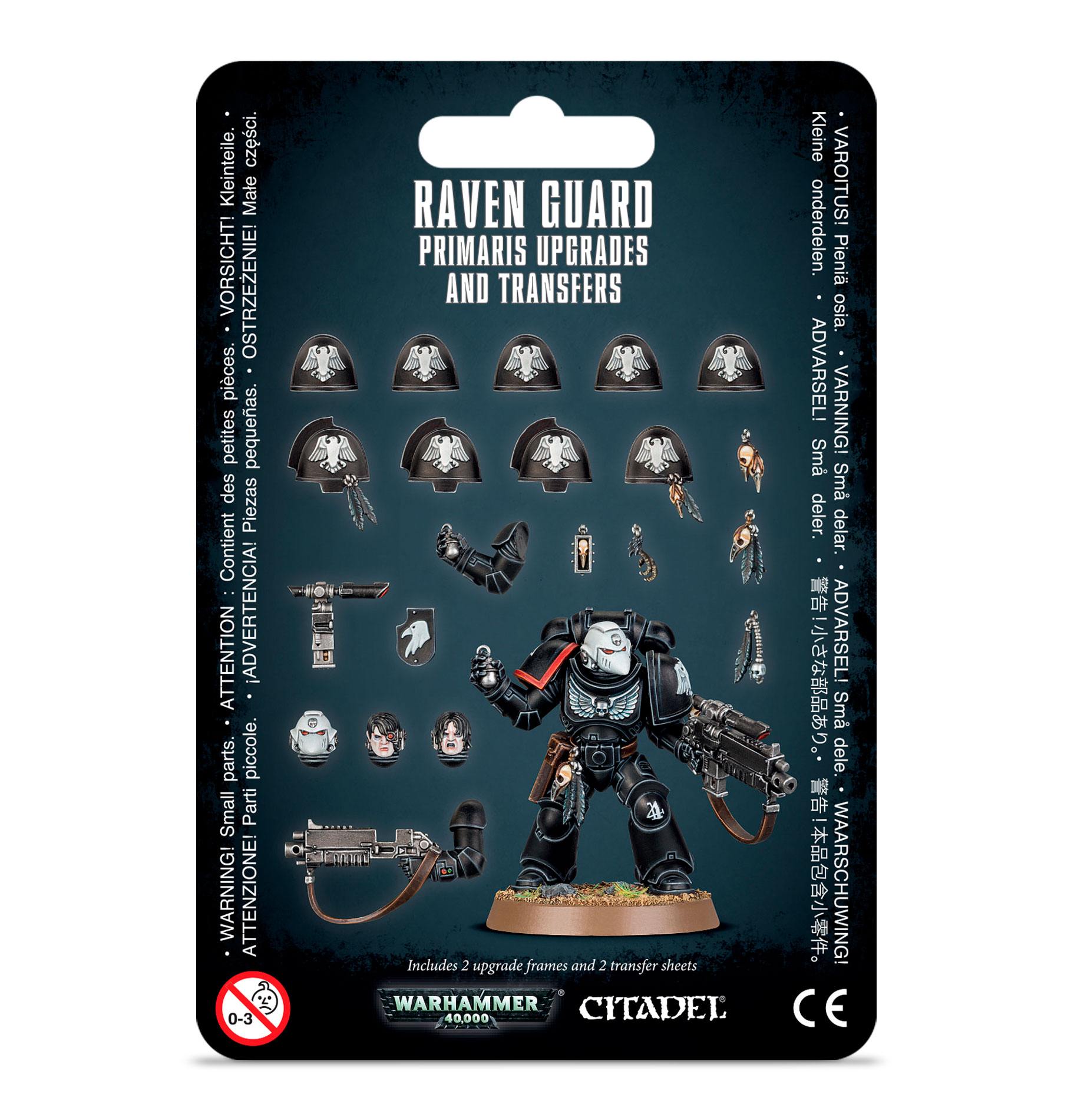 RAVEN GUARD PRIMARIS UPGRADES & TRANSFRS Raven Guard Games Workshop | Red Claw Gaming