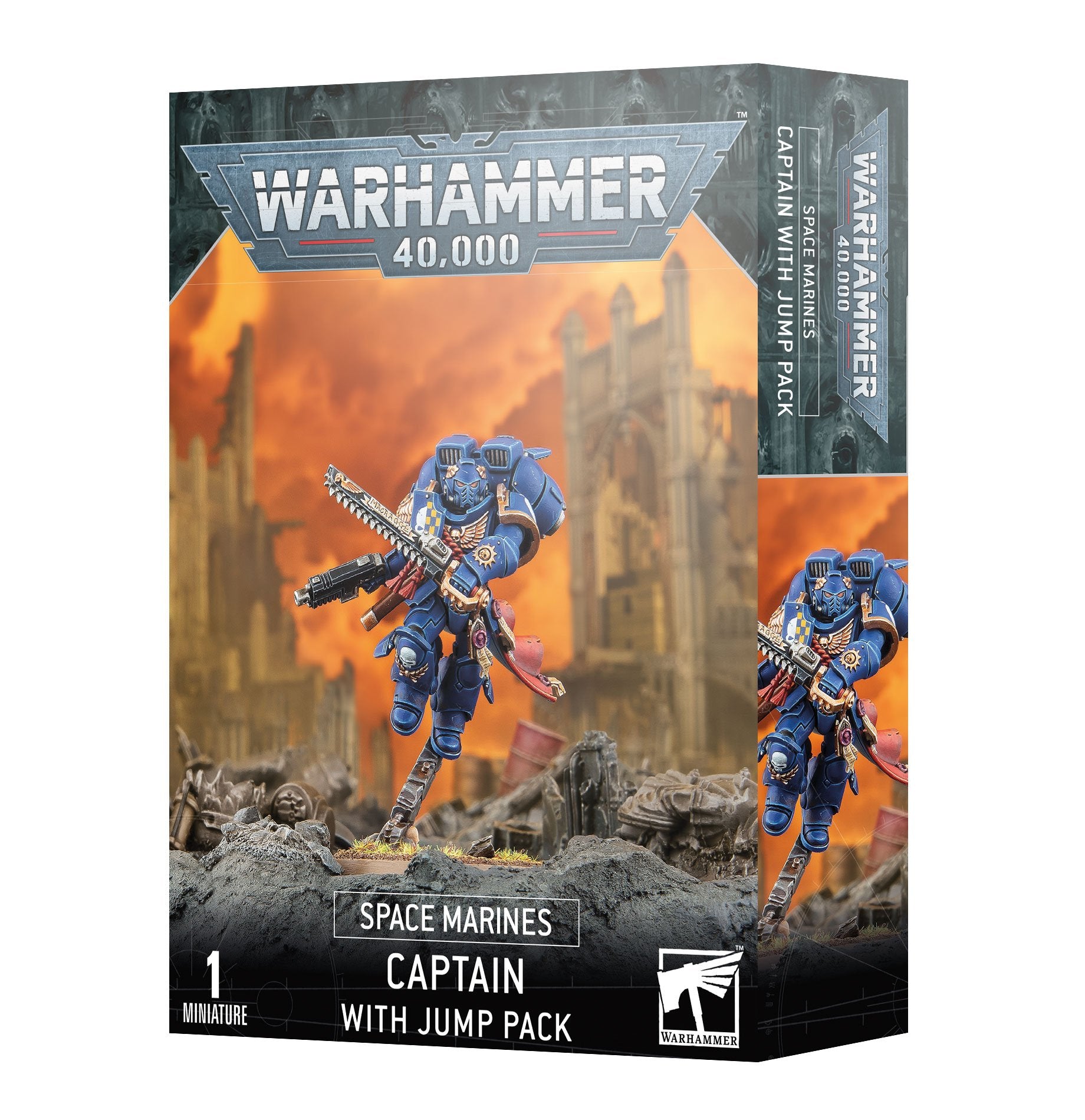 SPACE MARINES: CAPTAIN WITH JUMP PACK Space Marines Games Workshop | Red Claw Gaming