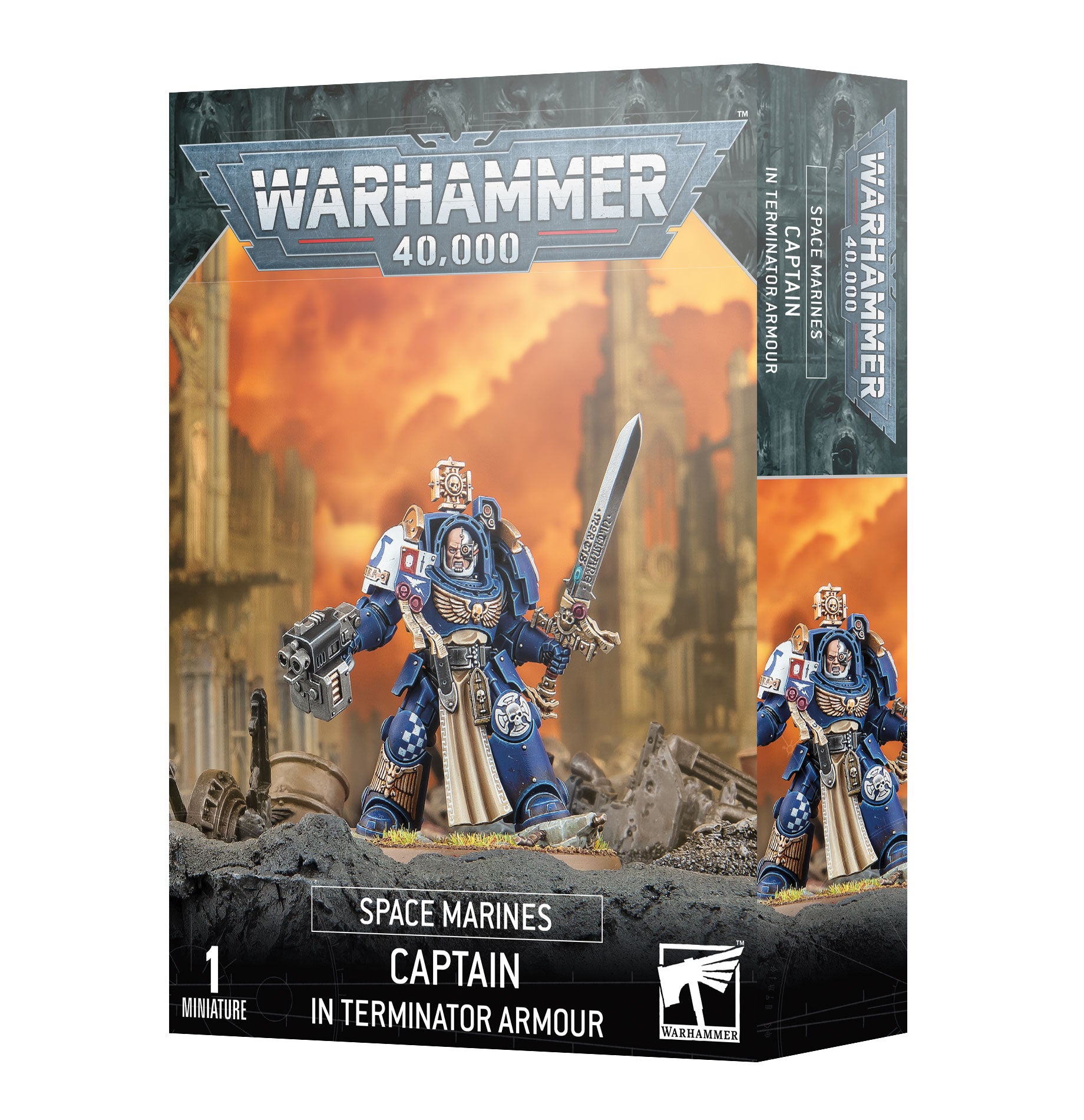 SPACE MARINES: CAPTAIN IN TERMINATOR ARMOUR Space Marines Games Workshop | Red Claw Gaming