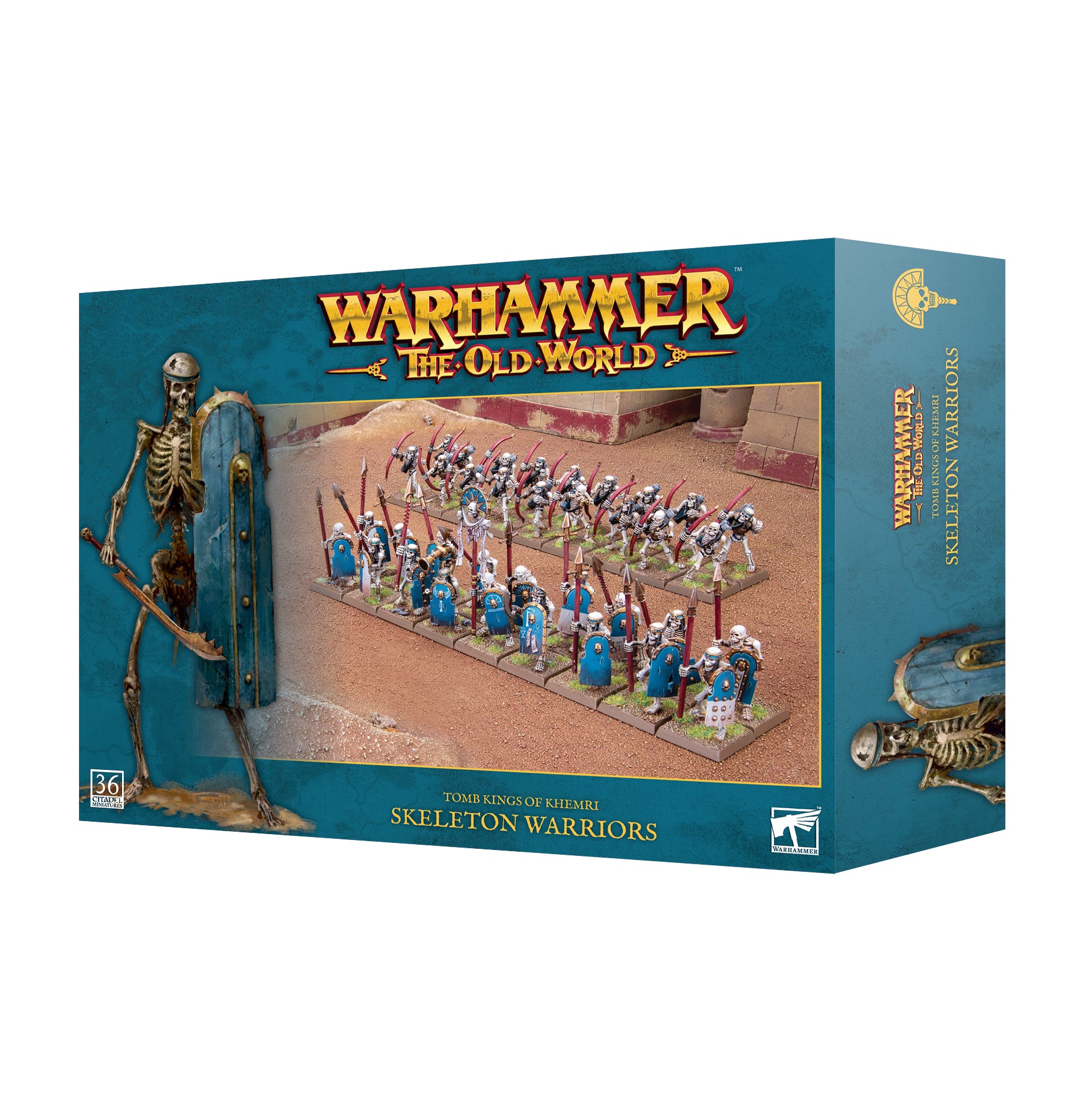 WARHAMMER THE OLD WORLD: TOMB KINGS OF KHEMRI: SKELETON WARRIORS Warhammer Old World Games Workshop | Red Claw Gaming