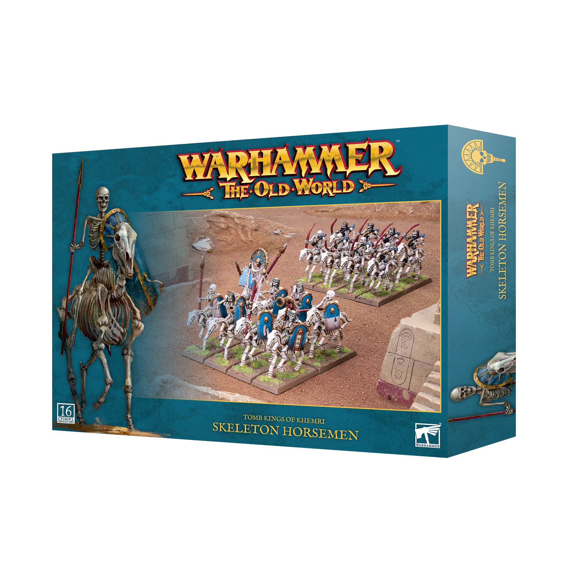 WARHAMMER THE OLD WORLD: TOMB KINGS OF KHEMRI: SKELETON HORSEMEN Warhammer Old World Games Workshop | Red Claw Gaming