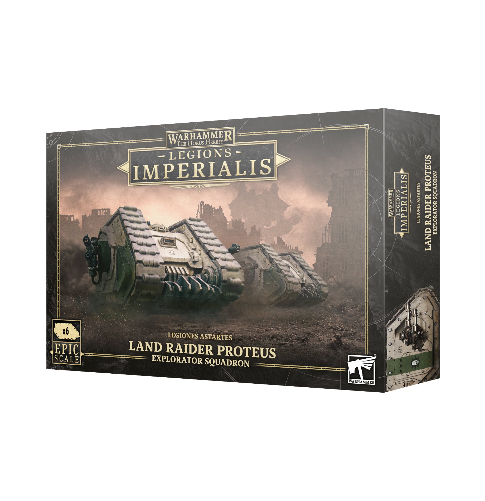 LEGIONS IMPERIALIS: LAND RAIDER PROTEUS SQUADRON Legion Imperialis Games Workshop | Red Claw Gaming
