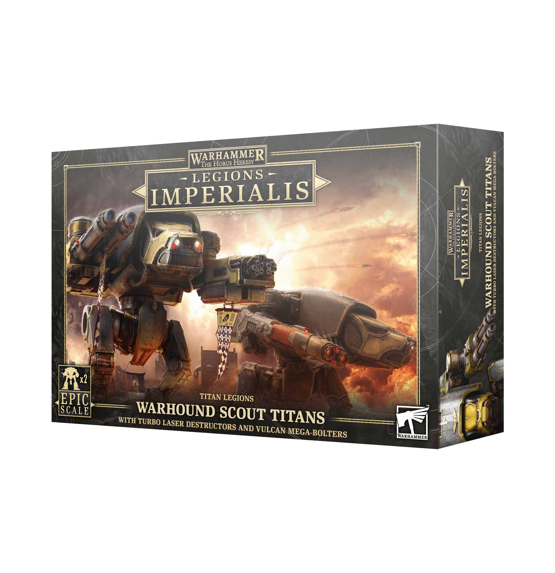 LEGIONS IMPERIALIS:WARHOUND SCOUT TITANS Games Workshop Games Workshop    | Red Claw Gaming