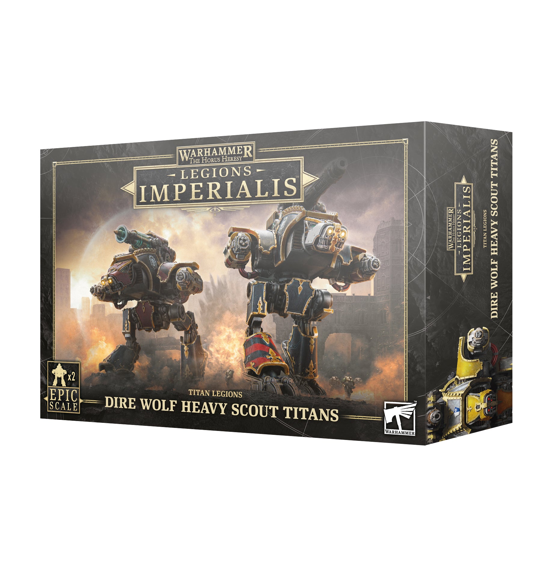 LEGIONS IMPERIALIS: DIRE WOLF HEAVY SCOUT TITANS Games Workshop Games Workshop    | Red Claw Gaming