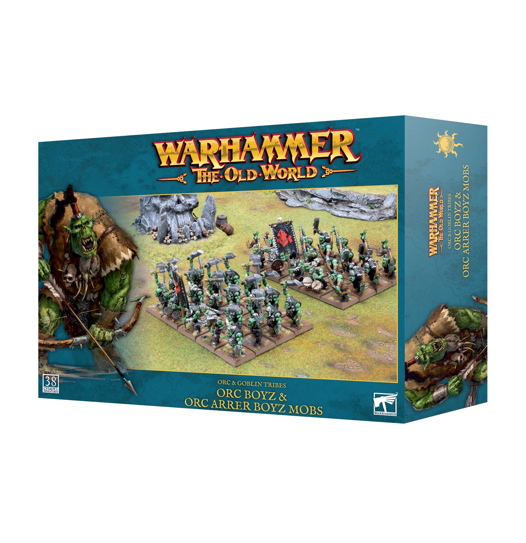 WARHAMMER THE OLD WORLD: ORC & GOBLIN TRIBES: ORC BOYZ & ORC ARRER BOYZ MOBS Warhammer Old World Games Workshop    | Red Claw Gaming