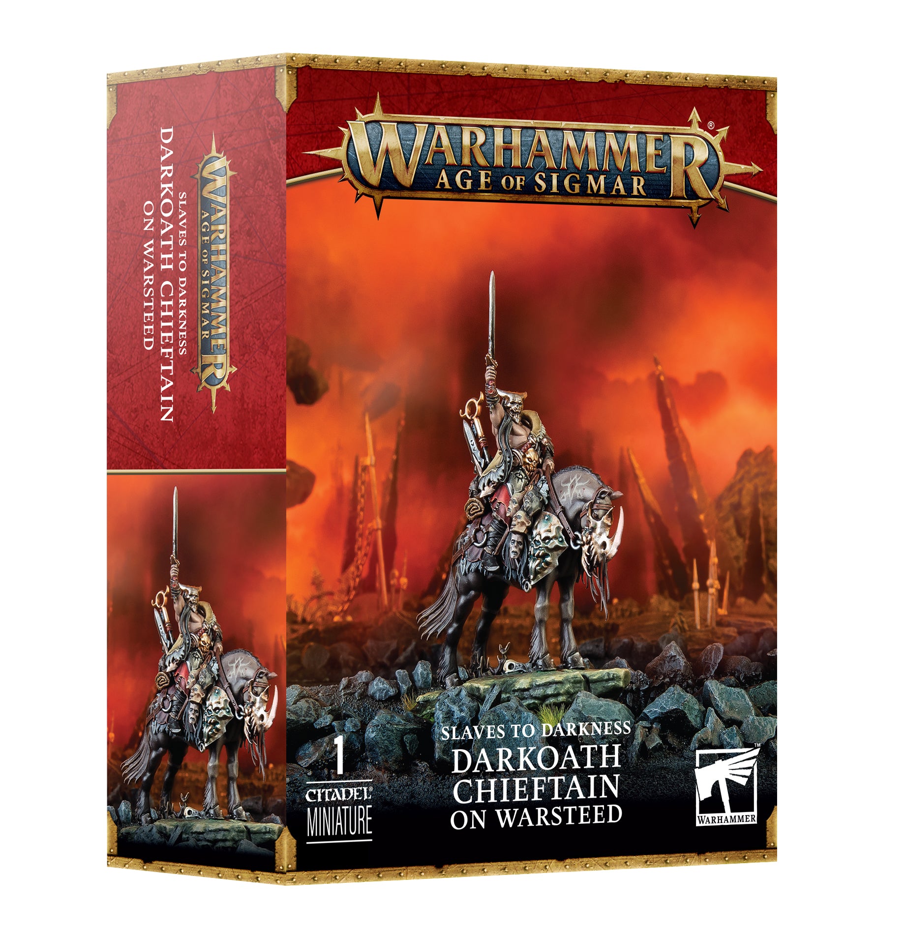 SLAVES TO DARKNESS: DARKOATH CHIEFTAIN ON WARSTEED Slaves to Darkness Games Workshop | Red Claw Gaming