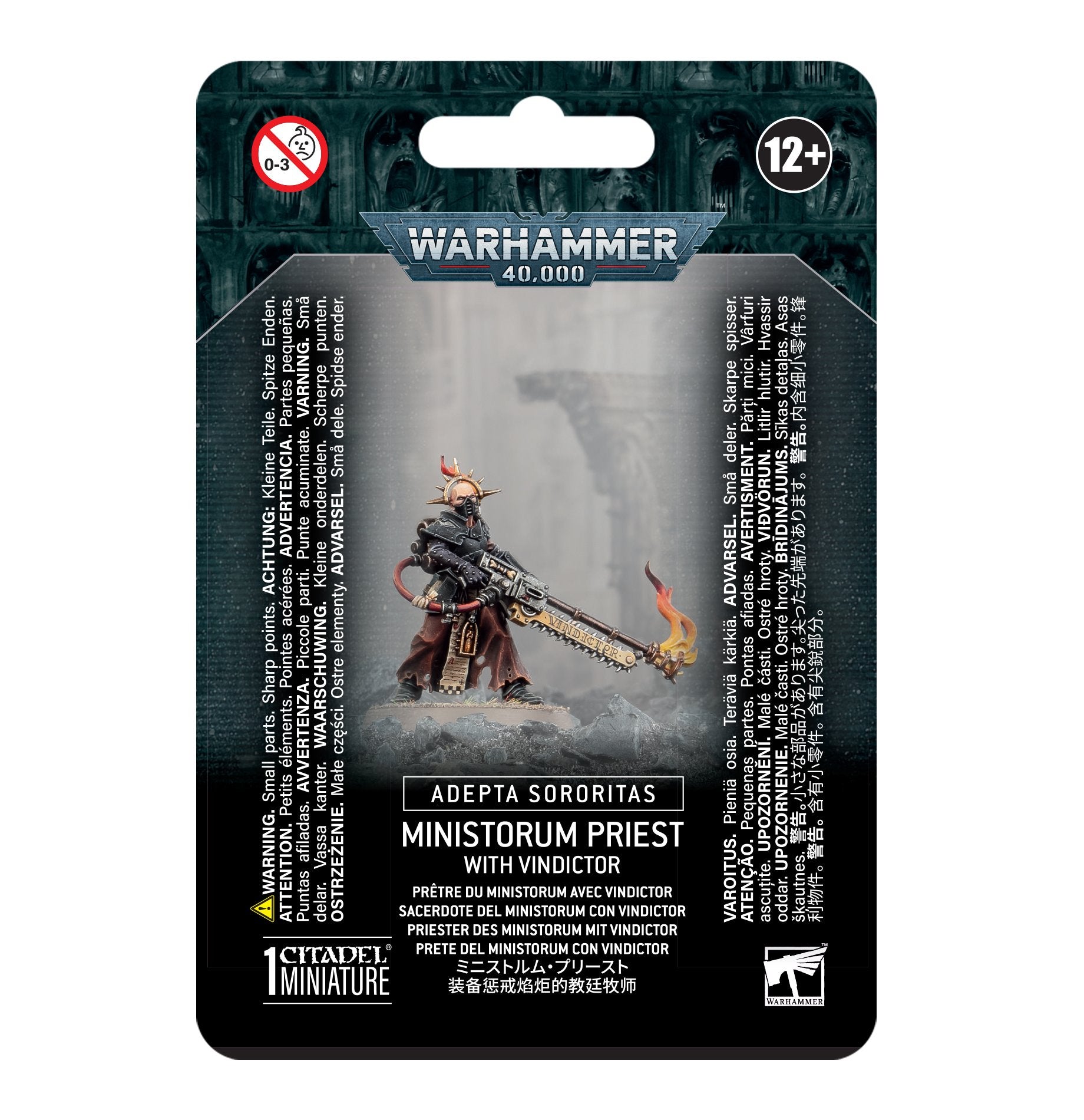 ADEPTA SORORITAS: MINISTORUM PRIEST WITH VINDICTOR Adepta Sororitas Games Workshop Trade | Red Claw Gaming