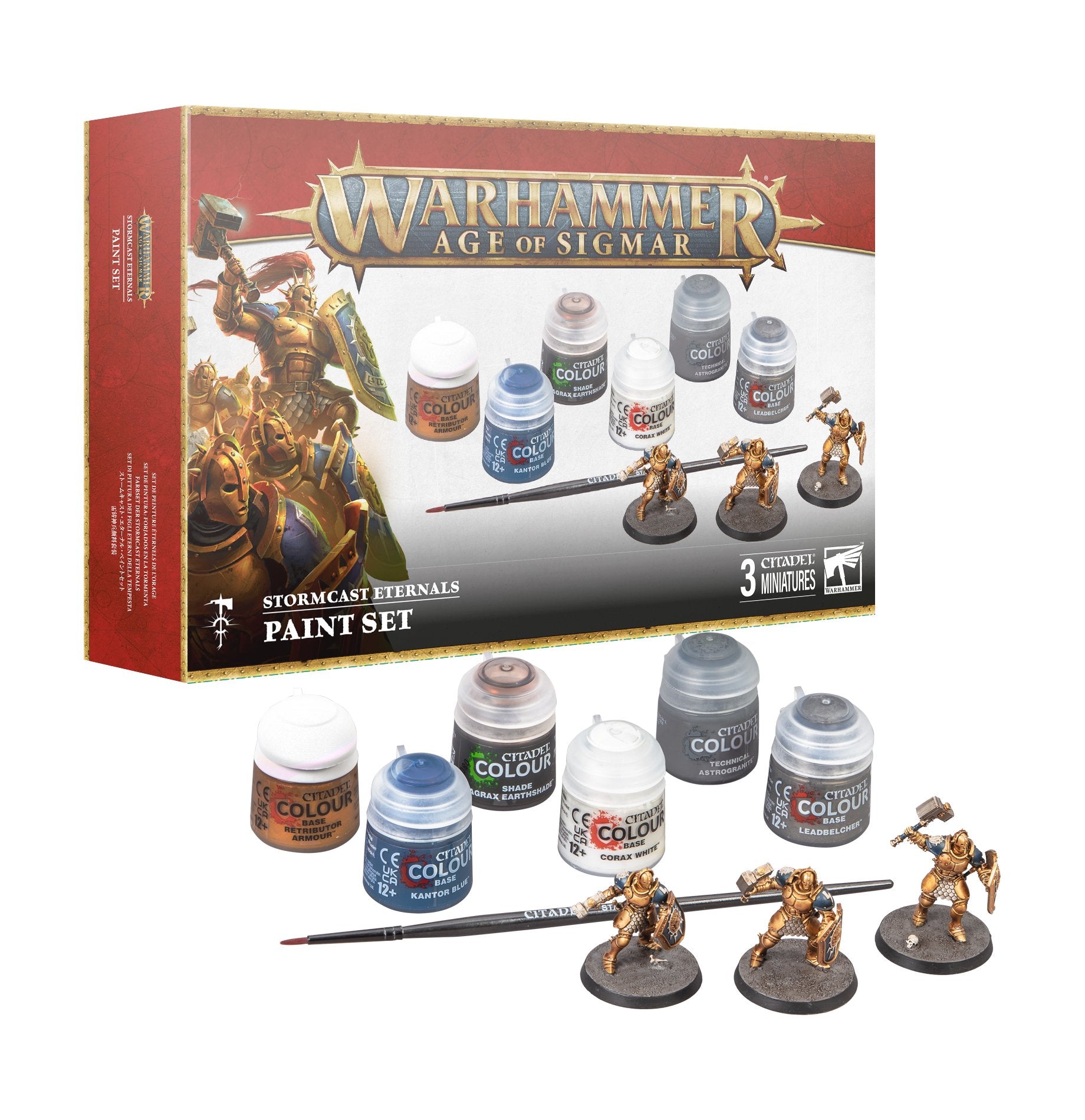 AOS STORMCAST + PAINT SET Age of Sigmar Games Workshop | Red Claw Gaming