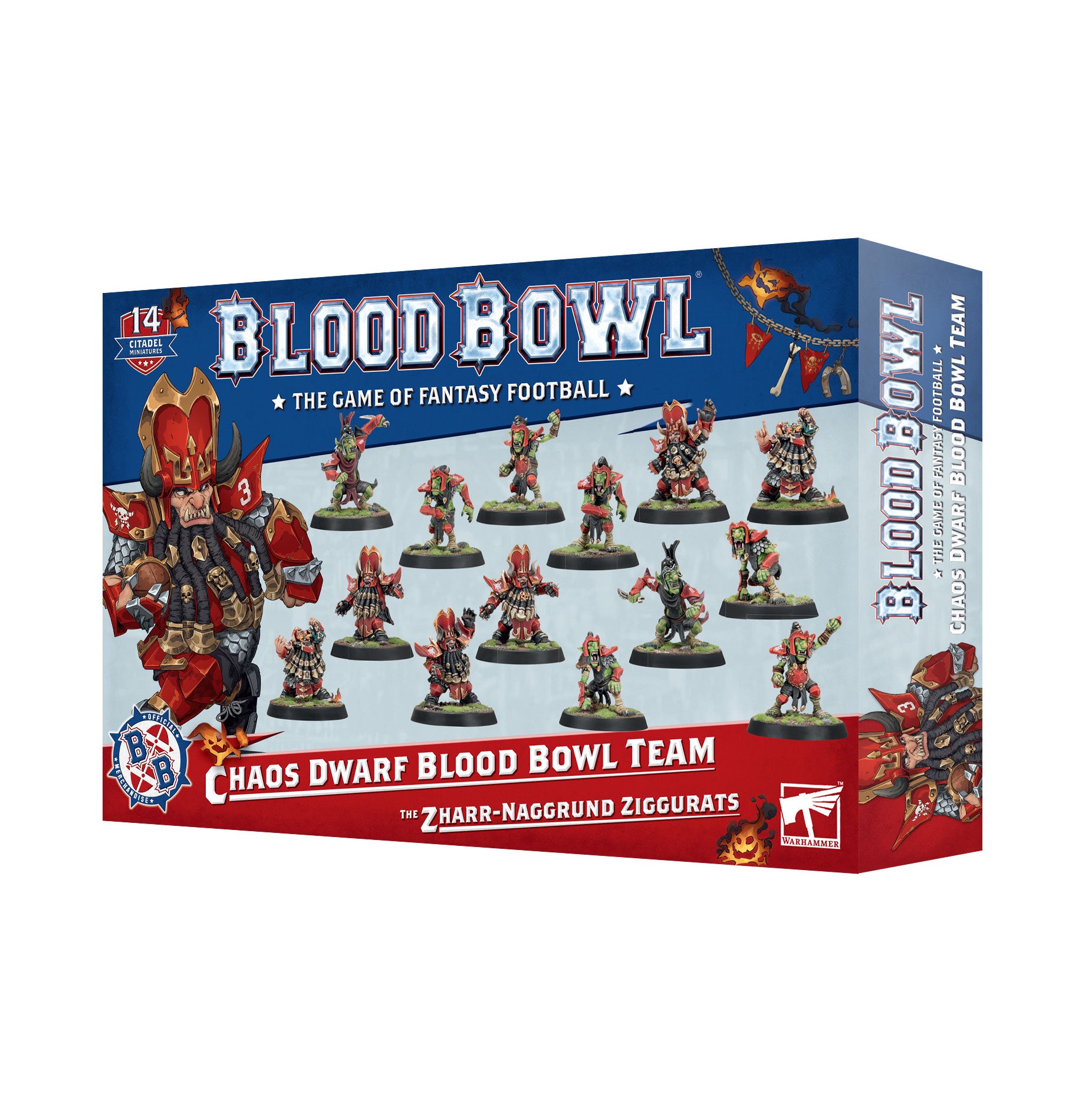 BLOOD BOWL: CHAOS DWARF BLOOD BOWL TEAM Blood Bowl Games Workshop | Red Claw Gaming