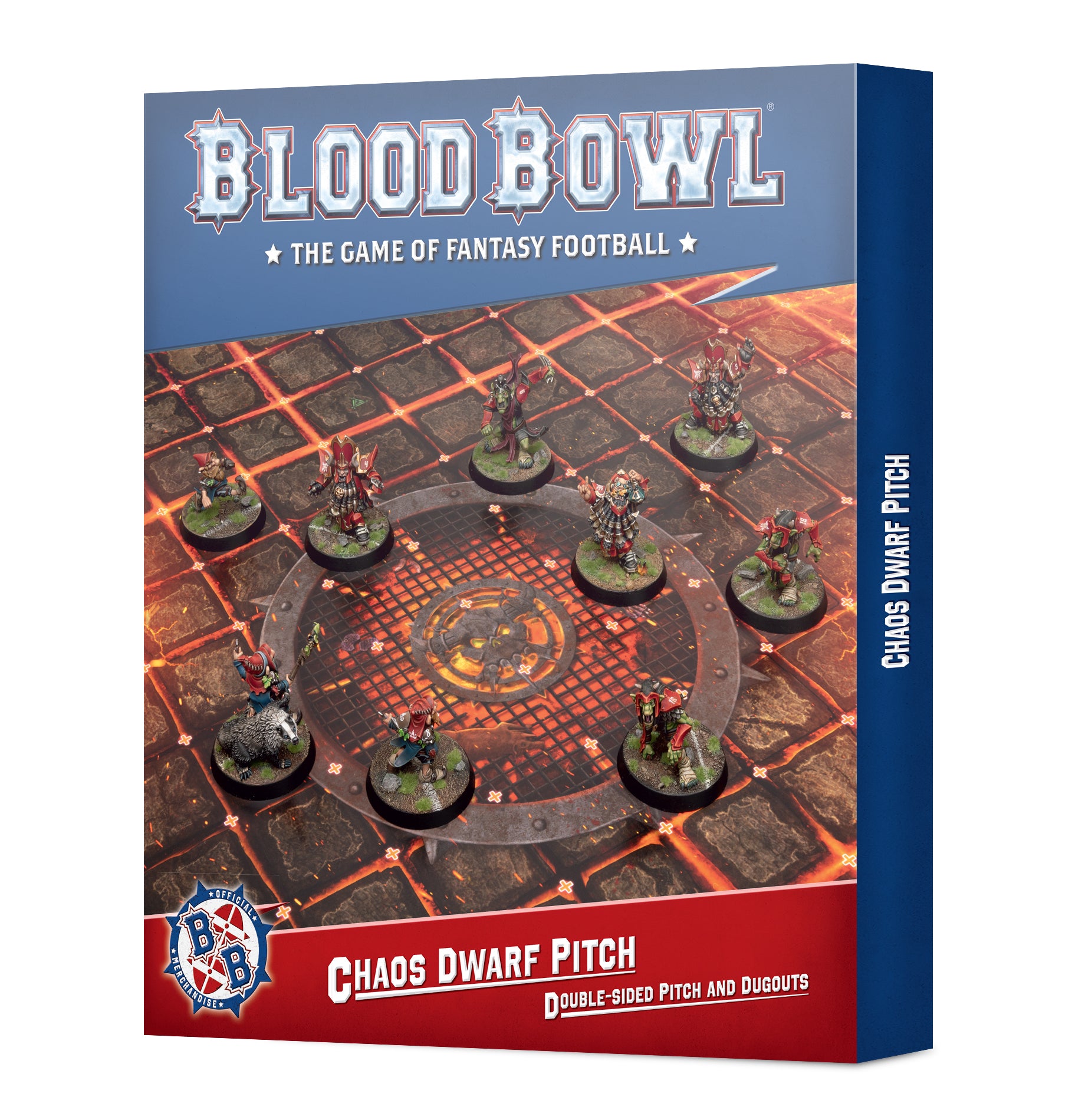 BLOOD BOWL: CHAOS DWARF PITCH Blood Bowl Games Workshop | Red Claw Gaming