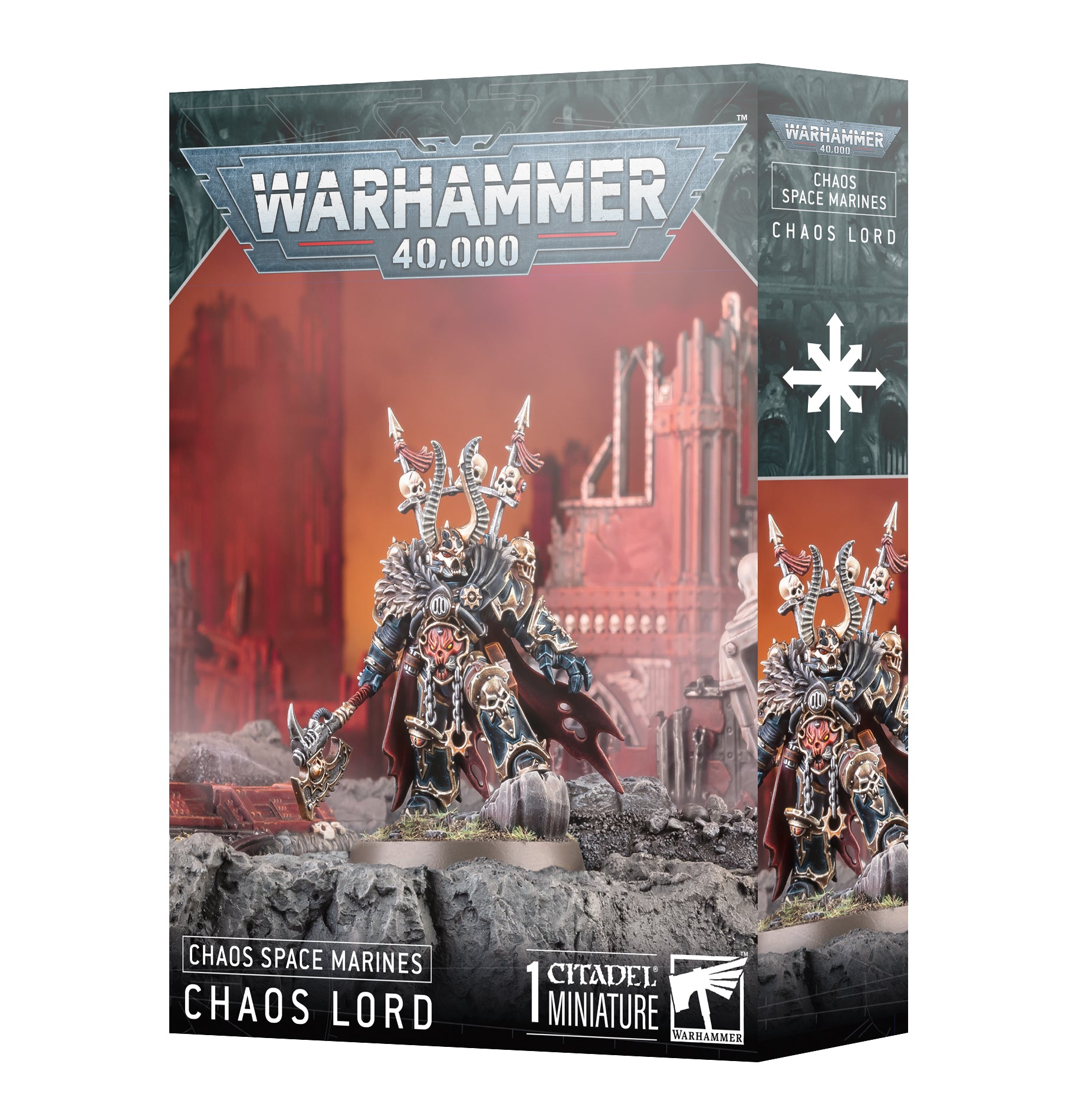 CHAOS SPACE MARINES CHAOS LORD (2024) Chaos Space Marines Games Workshop | Red Claw Gaming