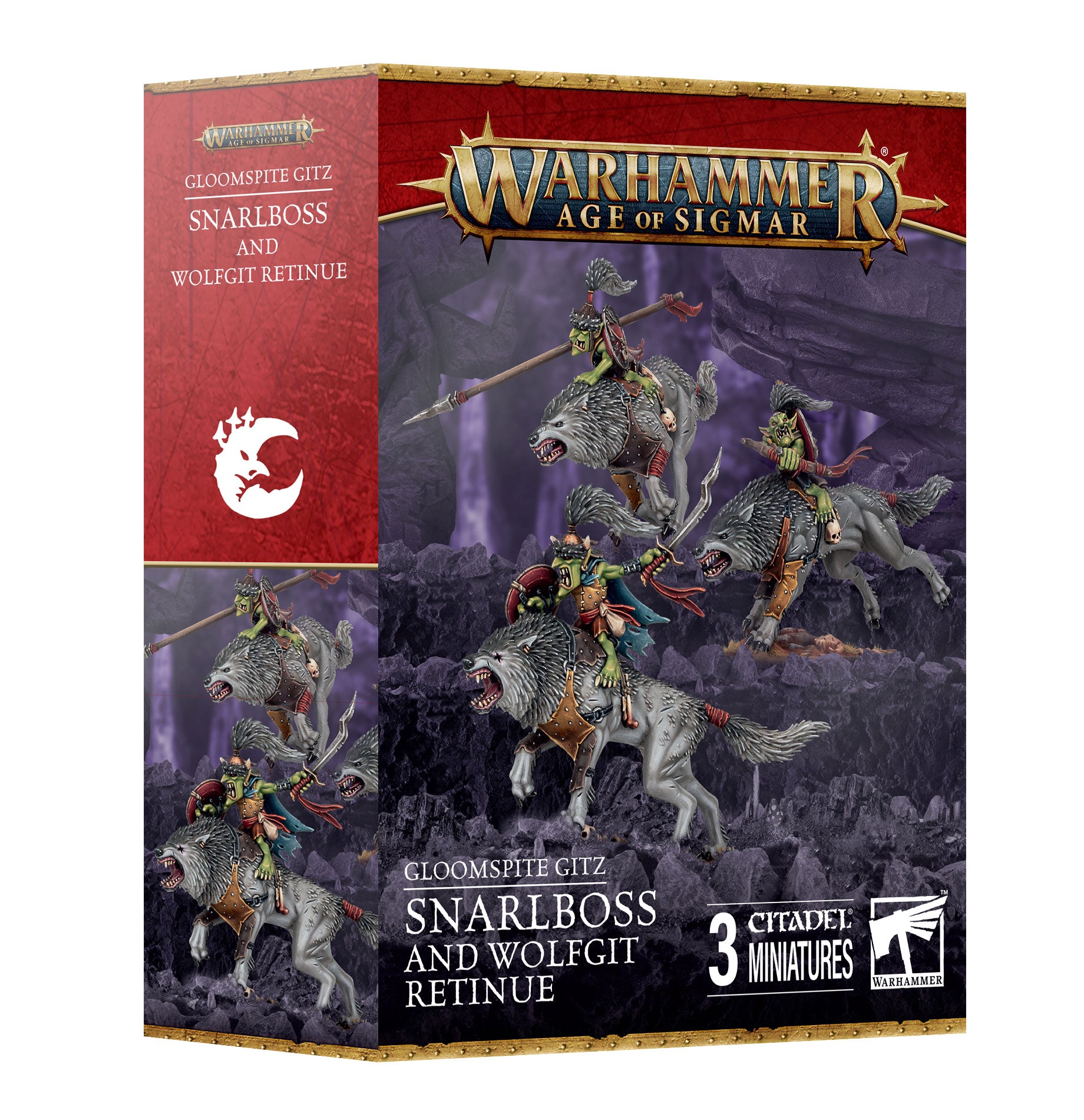 SNARLBOSS & WOLFGIT RETINUE Gloomspite Gitz Games Workshop | Red Claw Gaming