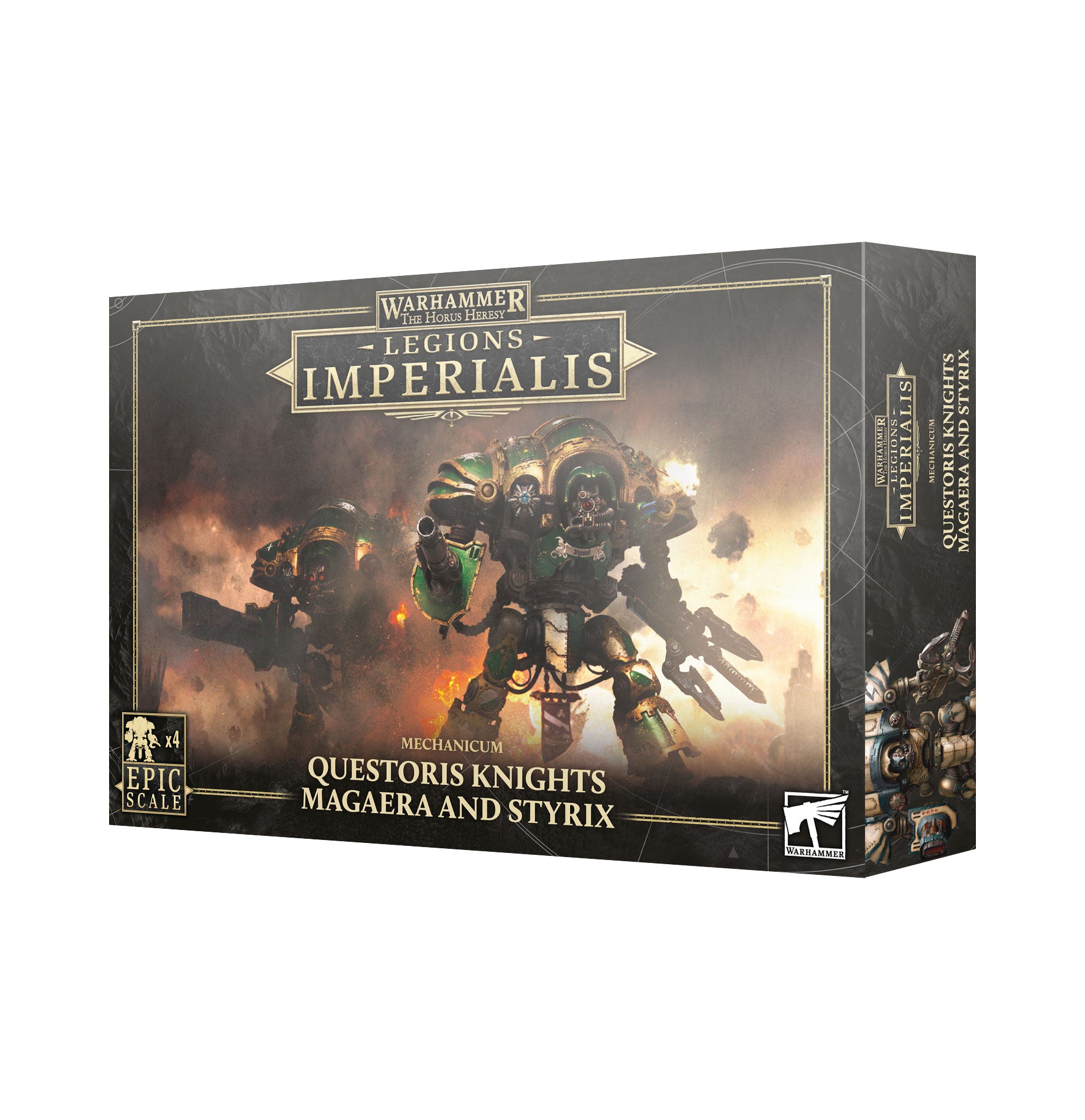 LEGIONS IMPERIALIS: MECHANICUM KNIGHTS MAGAERA/STYRIX Legion Imperialis Games Workshop | Red Claw Gaming