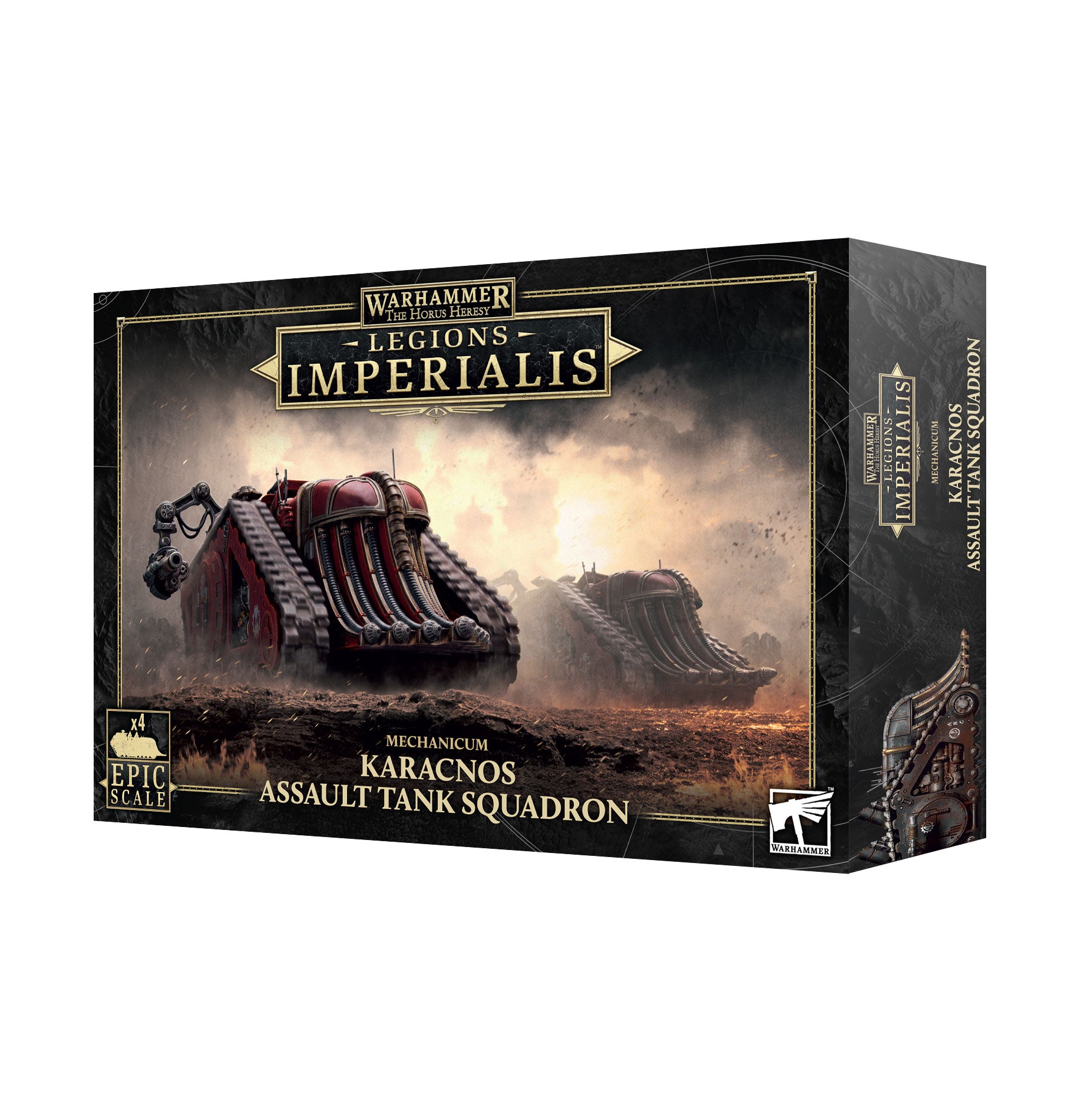 LEGIONS IMPERIALIS: MECHANICUM KARACNOS ASSAULT TANK SQUAD Legion Imperialis Games Workshop | Red Claw Gaming