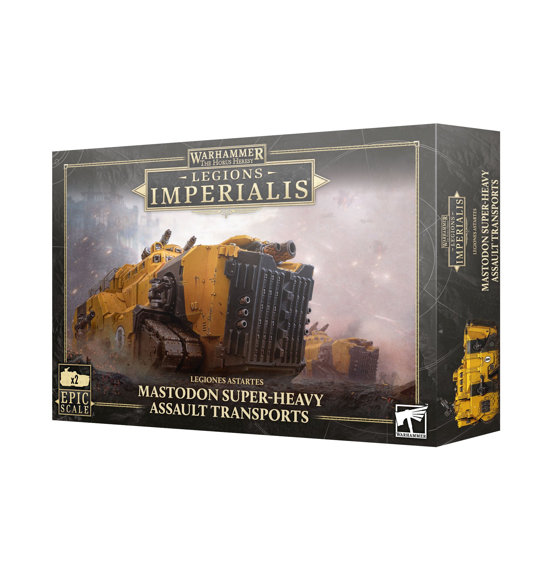 LEGIONS IMPERIALIS: MASTODON SUPER-HEAVY ASSLT TRNSPRTS Legion Imperialis Games Workshop | Red Claw Gaming