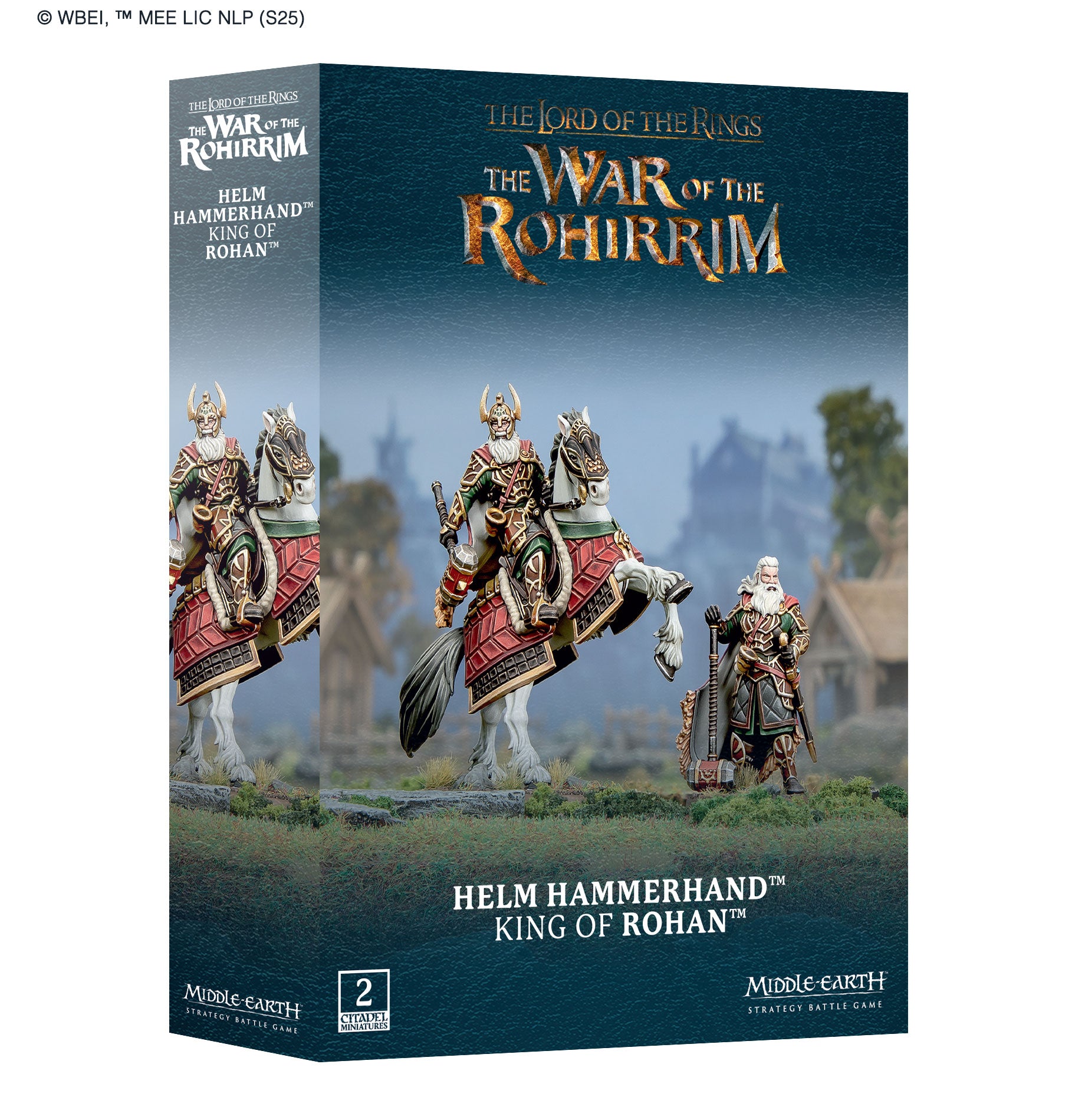 MIDDLE-EARTH STRATEGY BATTLE GAME: HELM HAMMERHAND KING OF ROHAN Lord of the Rings Games Workshop | Red Claw Gaming