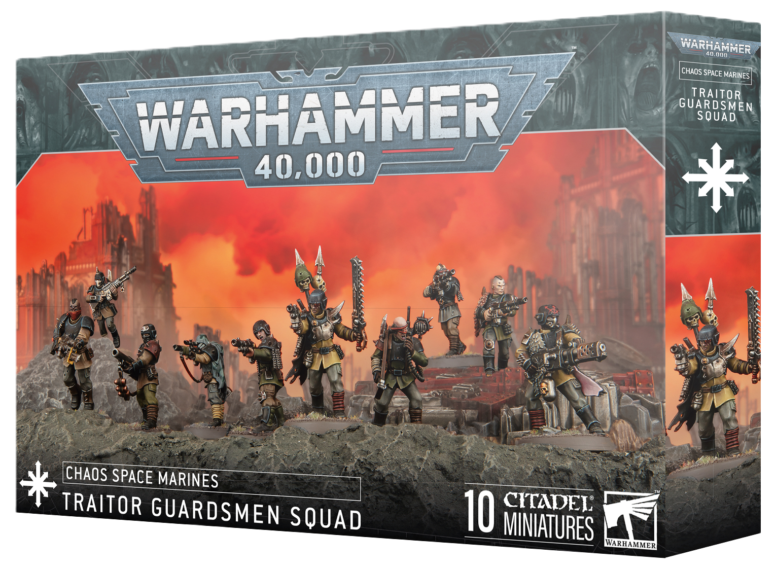 CHAOS SPACE MARINES TRAITOR GUARDSMEN SQUAD Chaos Space Marines Games Workshop | Red Claw Gaming