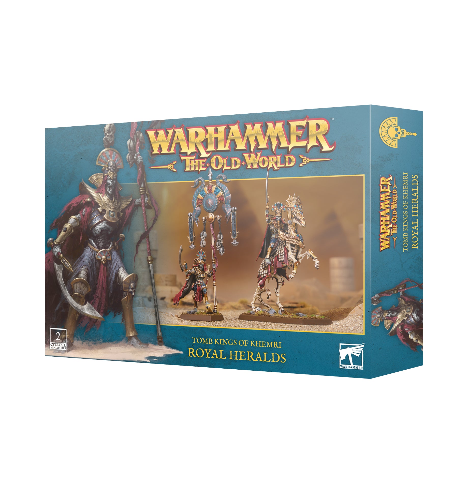 WARHAMMER THE OLD WORLD: TOMB KINGS OF KHEMRI: ROYAL HERALDS Warhammer Old World Red Claw Gaming | Red Claw Gaming