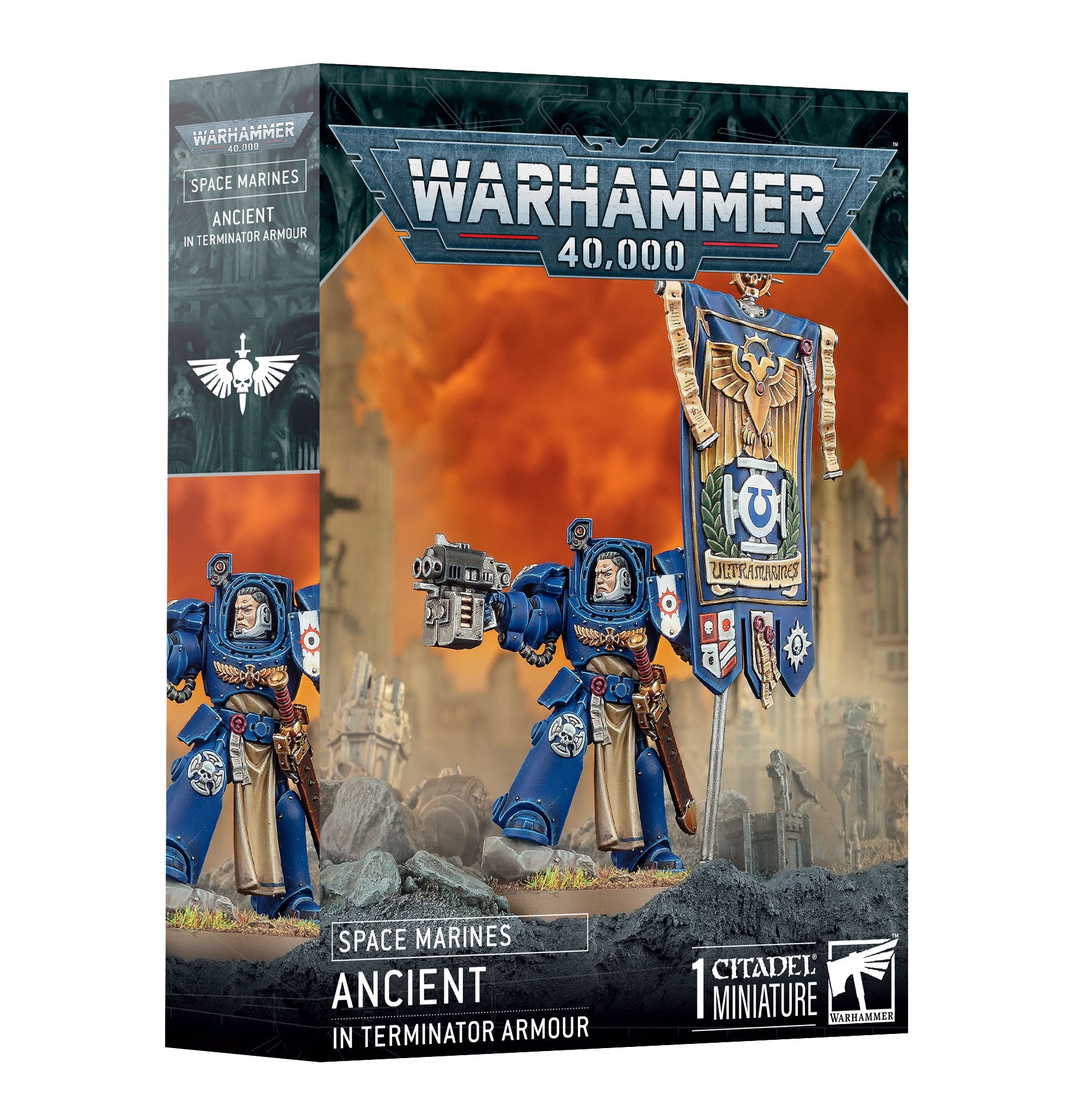SPACE MARINES: ANCIENT IN TERMINATOR ARMOUR Games Workshop Games Workshop | Red Claw Gaming