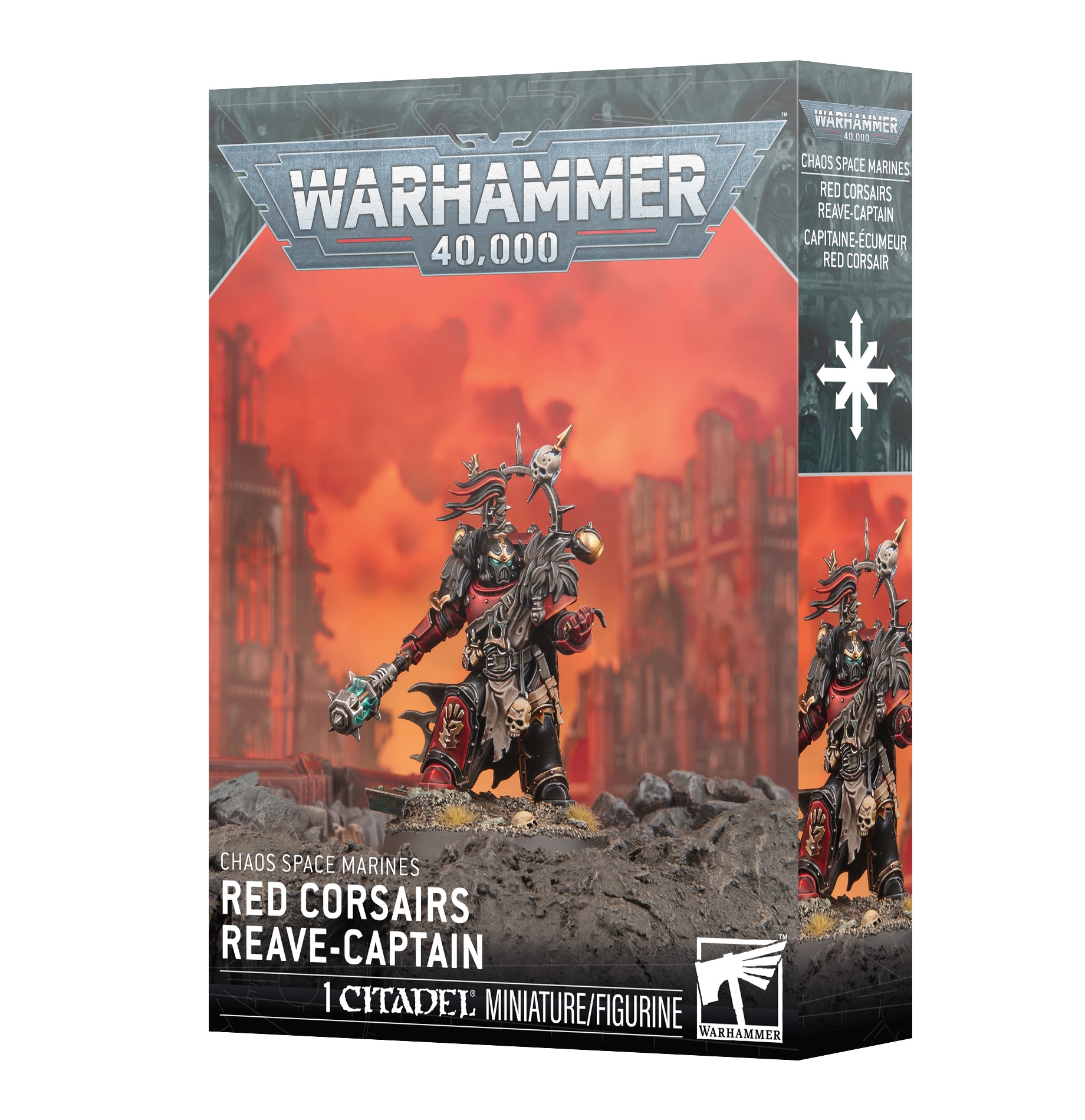CHAOS SPACE MARINES: RED CORSAIRS REAVE-CAPTAIN Chaos Space Marines Games Workshop Trade | Red Claw Gaming