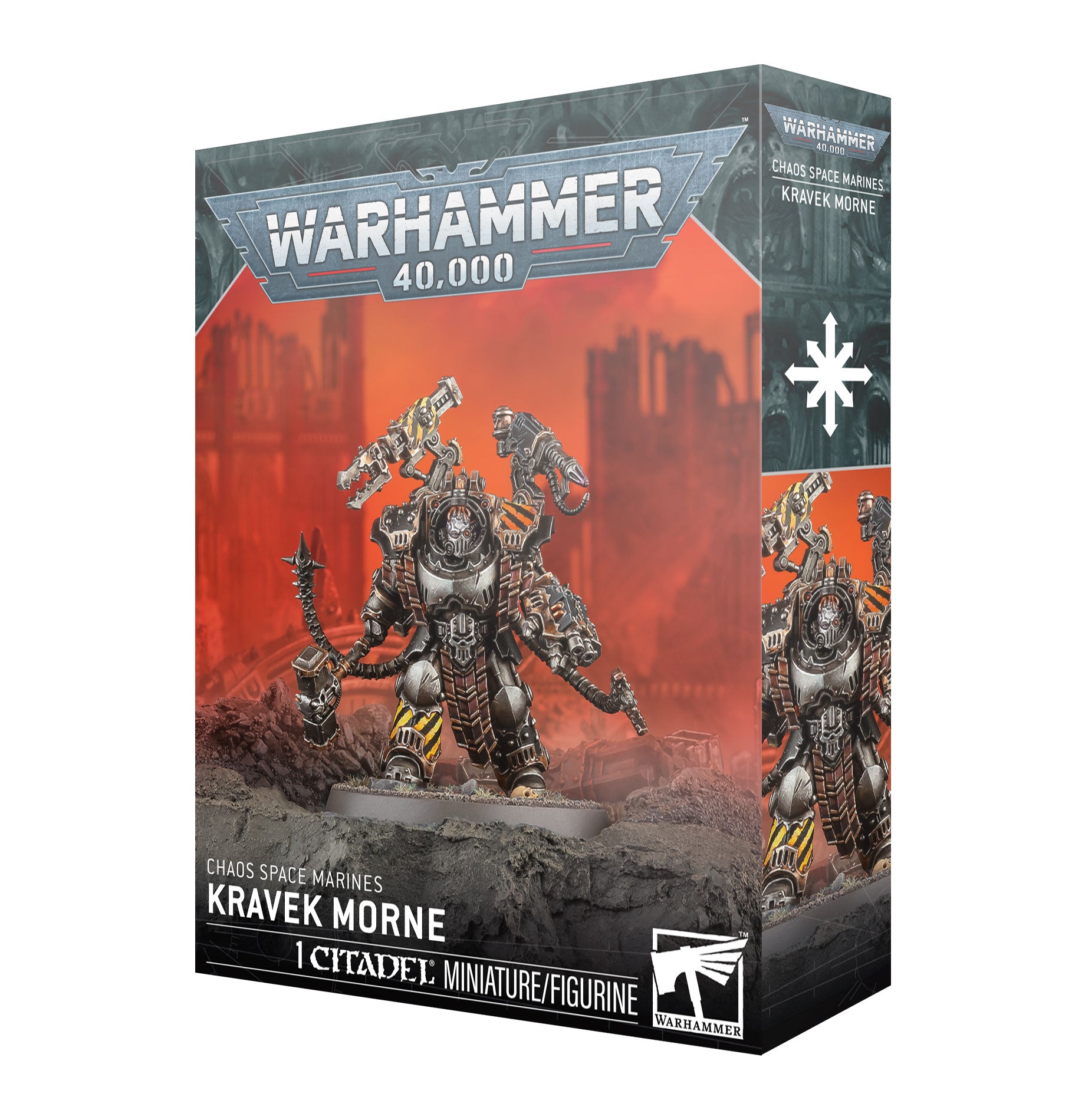 CHAOS SPACE MARINES: KRAVEK MORNE Chaos Space Marines Games Workshop Trade | Red Claw Gaming