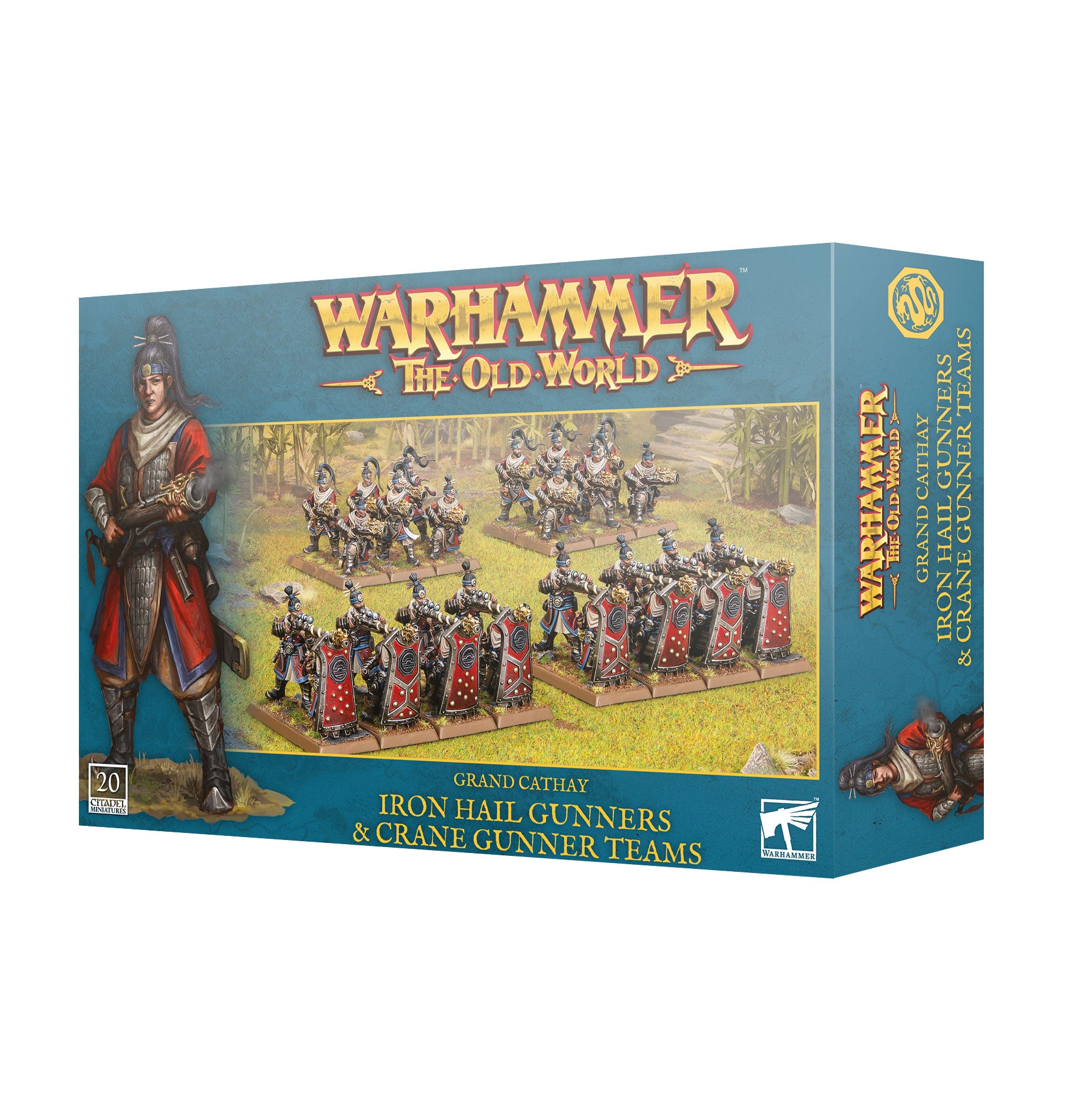 WARHAMMER THE OLD WORLD: GRAND CATHAY: IRON HAIL & CRANE GUNNERS Warhammer Old World Games Workshop | Red Claw Gaming