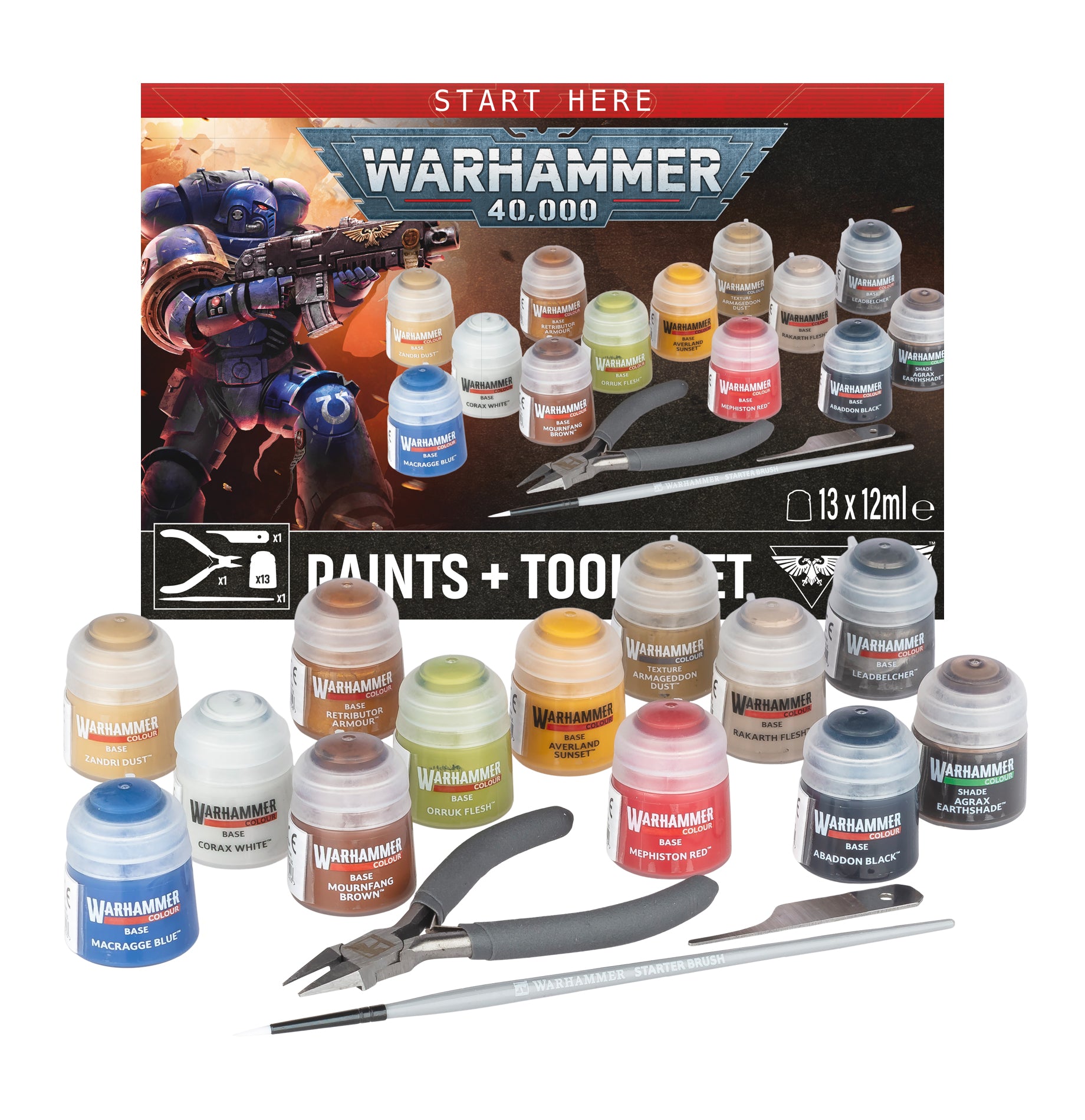 40K PAINTS + TOOLS | Red Claw Gaming