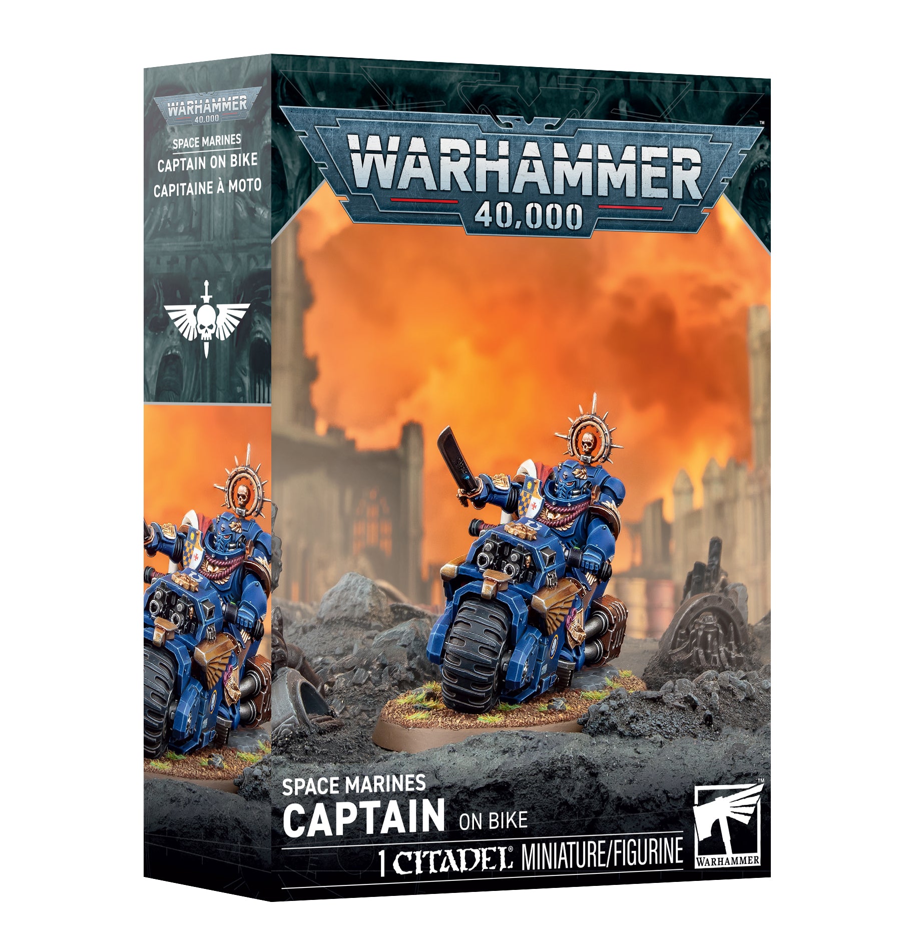 SPACE MARINES: CAPTAIN ON BIKE | Red Claw Gaming