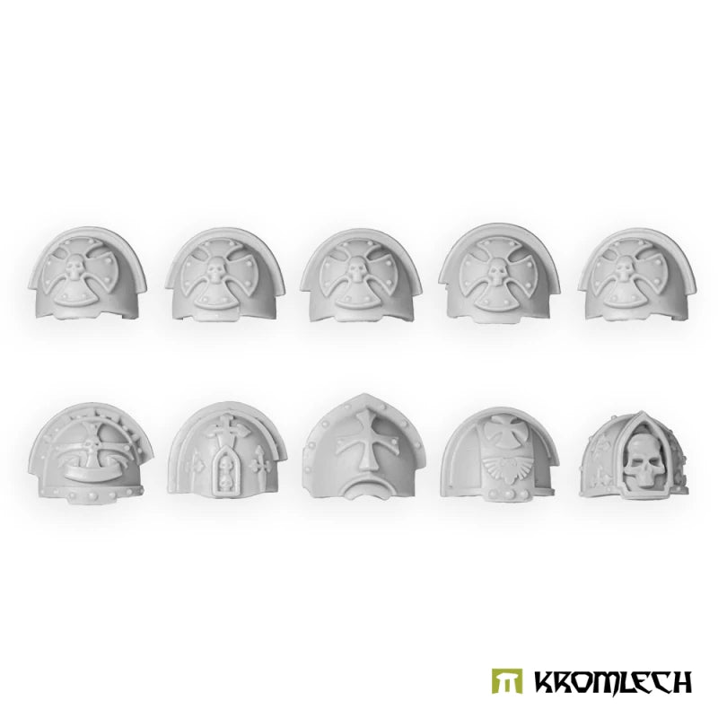 Imperial Crusaders Praetorian Shoulder Pads Minatures Kromlech | Red Claw Gaming