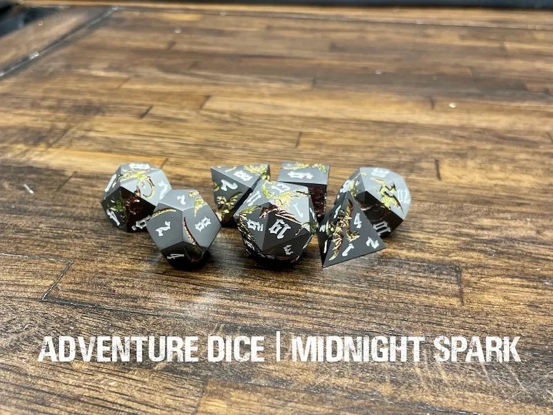 Midnight Spark Dice & Counters Adventure Dice | Red Claw Gaming