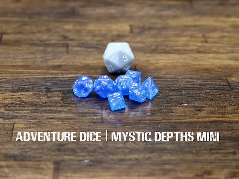 Adventure Dice Mystic Depths Mini Dice Set Dice & Counters Adventure Dice | Red Claw Gaming